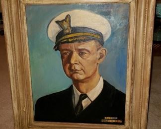 Captain George Fort Hicks Oil Painting