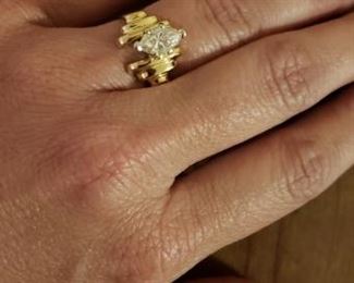 1 carat marquise diamond ring