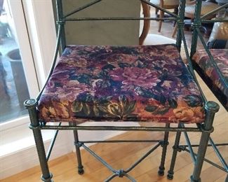Pair of Metal Bar Stools