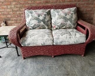 Weathermaster Bob Timberlake Aged Wine Finish Loveseat