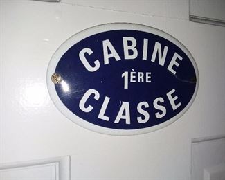 Original Bathroom Sign (Imported From France)