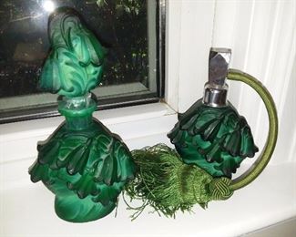 Green Malichete Perfume Bottles