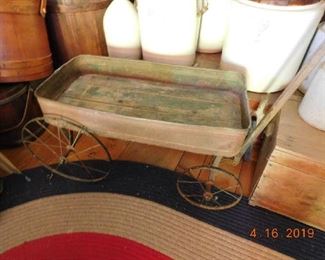 Great antique child's wagon.