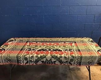 Antique or vintage woven blanket 