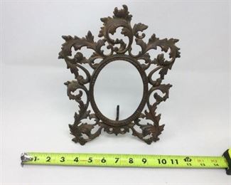 antique metal picture frame