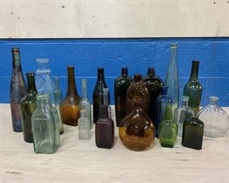 antique glass bottles 