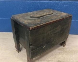 antique shoe shine box