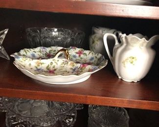 Antique China and crystal