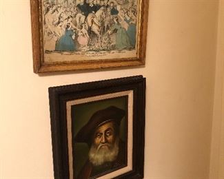 Painting of rabbi