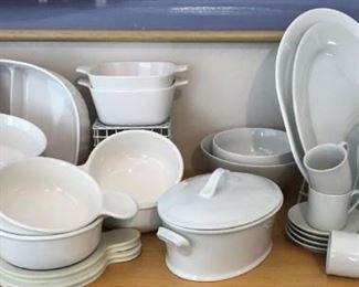 White Serving Pieces