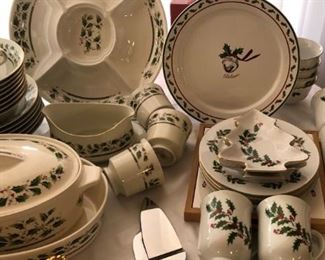 Lenox Christmas China Set