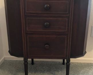 Vintage Walnut Sewing/Storage Cabinet