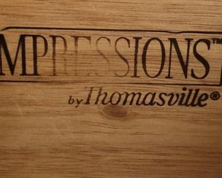 Thomasville Oak Bedroom Furniture: Highboy, Armoire, 2 Nightstands