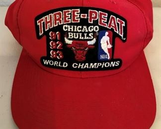 Tree-Peat Chicago Bulls Cap