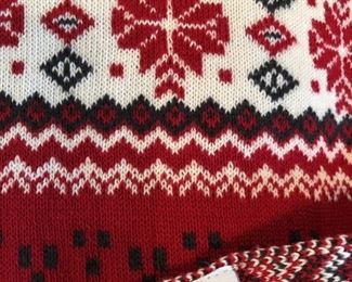 Punctuate Holiday blanket