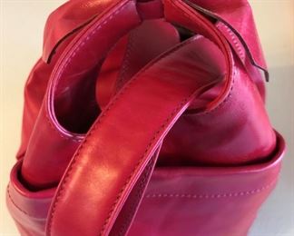Small Leather Pink Bag