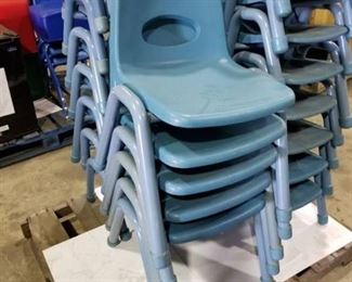 5 Plastic Adult Chairs
