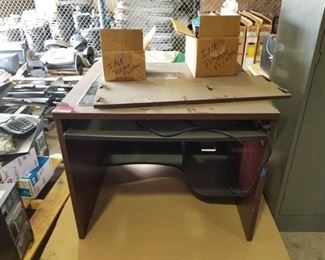 Wood Computer Desk, HP Printer Ink