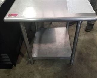 Stainless Steel Table 30in x 30in