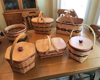 Longaberger and Royce craft baskets