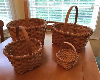 Beautiful white oak baskets