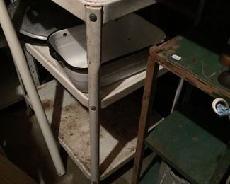 Vintage metal stands