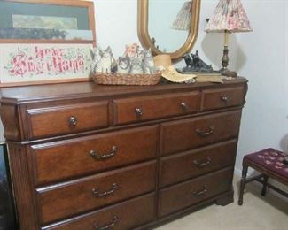 Like new Ashley 9 drawer Dresser, vintage items, more