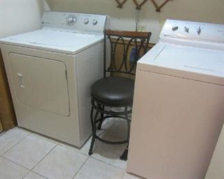 Maytag Washer & Dryer, Barstool