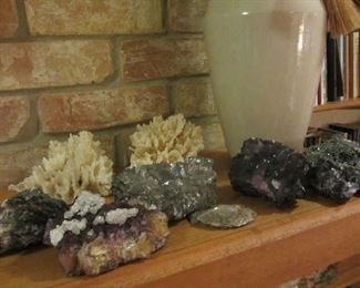Gem rocks, coral, more