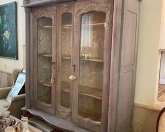 19th century display cabinet
