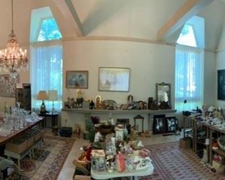 A glimpse at the great room full of treasures!