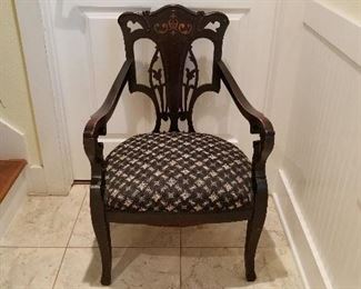 Armchair with Carved Detail https://ctbids.com/#!/description/share/152539