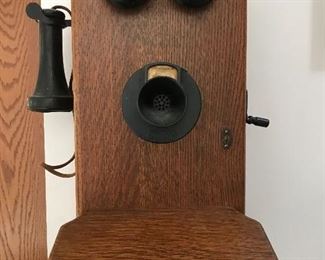 Antique wall phone 
