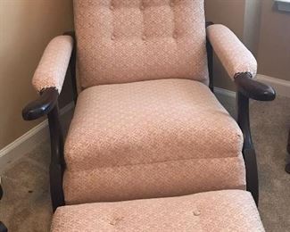 chair and ottoman