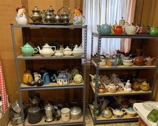 Teapots galore!