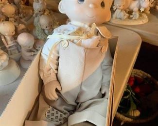 Precious Moments ceramic doll in box