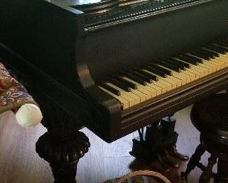 Beautiful antique piano