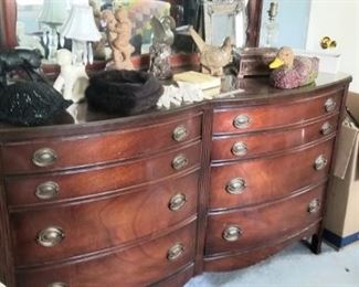 Large vintage dresser and mirror
