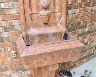 Fountain  'Very Heavy.'  Bring help for loading