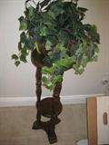 Wood plant stand
