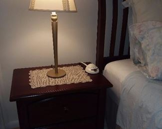 Nightstand & Lamp
