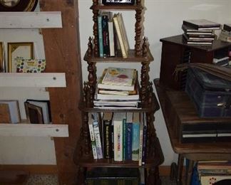 Books & Vintage Shelving Unit