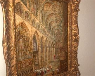 Original o of “Old St. Paul’s” framed in London