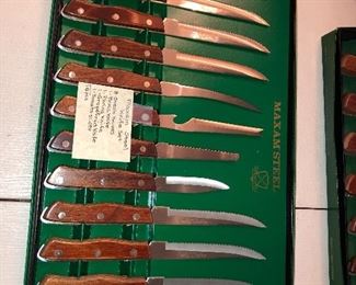 Maxam Steel knife sets