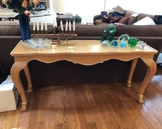 Console table