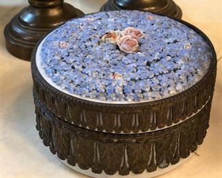 Antique powder box
