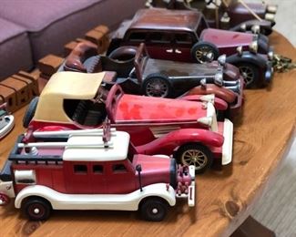 Wood car collection