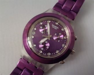 Swatch Irony SVCK4048 AG Full-Blooded Blueberry watch