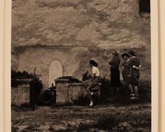 Christian Staub (1918-2004) Silver print signed photograph