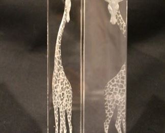 Vicke Lindstrand for Kosta glass sculpture